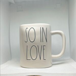 White Ceramic Mug - So In Love